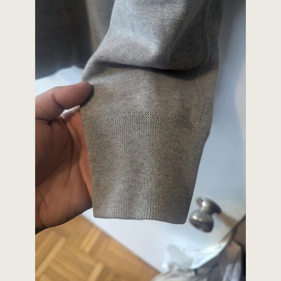 REIGNING CHAMP - Grey cotton crewneck sweater - Sz L - Picture 4 of 8